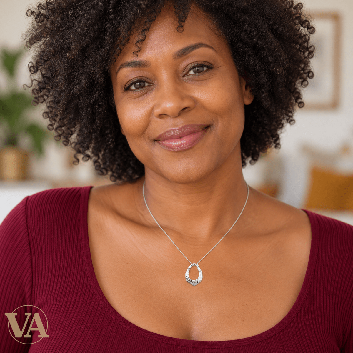 Collier goutte martelée en argent 925 - Argent 925 - Vindicta