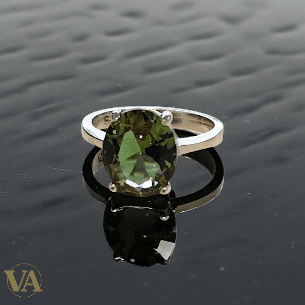 Bague femme argent 925 – Sultanite ovale facettée – Élégance changeante et intemporelle - Argent 925 - Vindicta