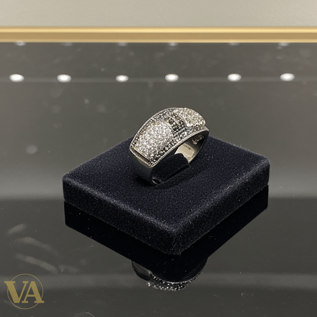 Bague Femme argent 925 pavée – Zirconiums & Marcassites - Argent 925 - Vindicta