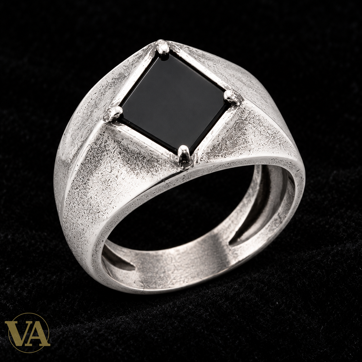 Bague argent 925 1942907 — vue sur fond noir