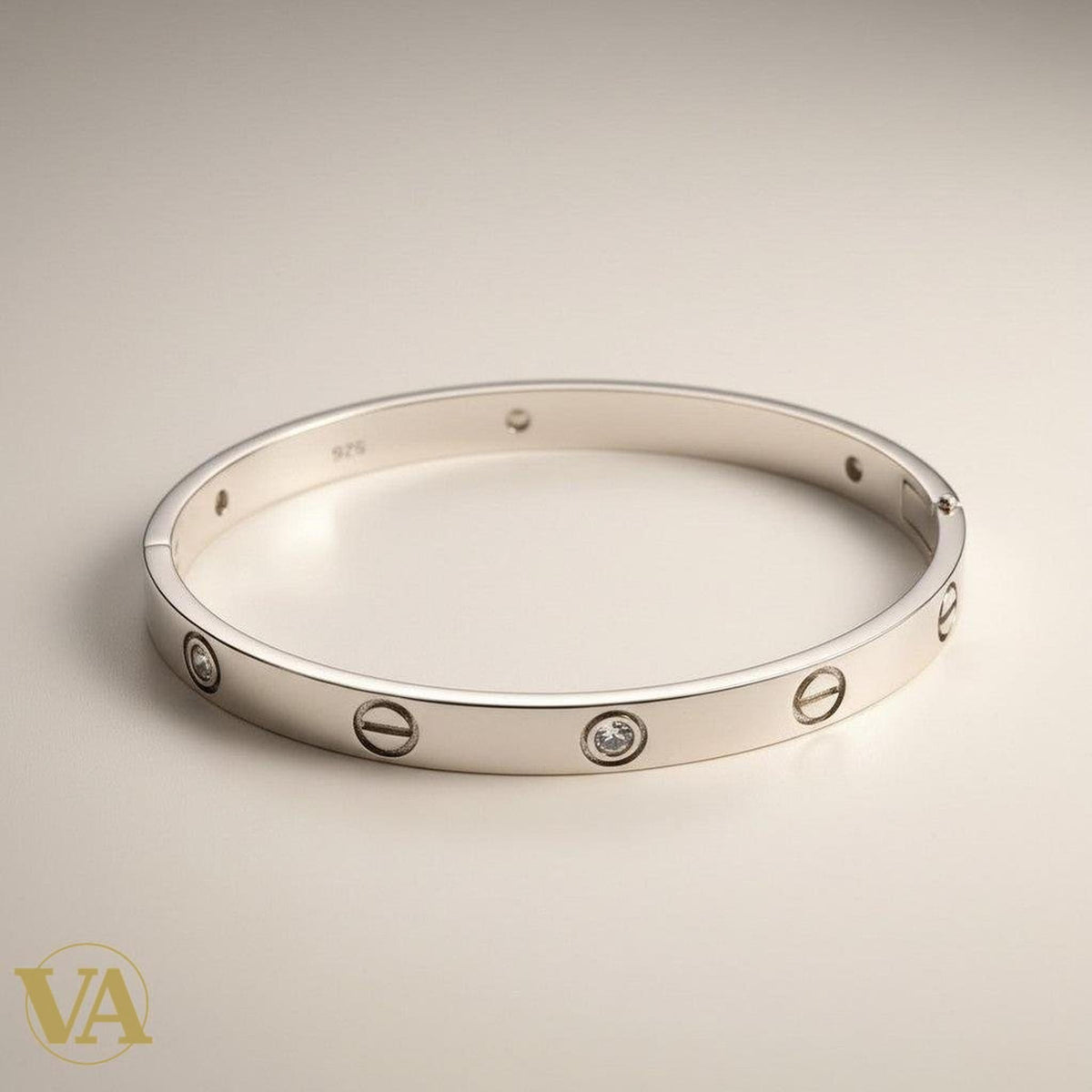 Bracelet Jonc Femme Argent 925 – Design Contemporain à Vis et Oxydes