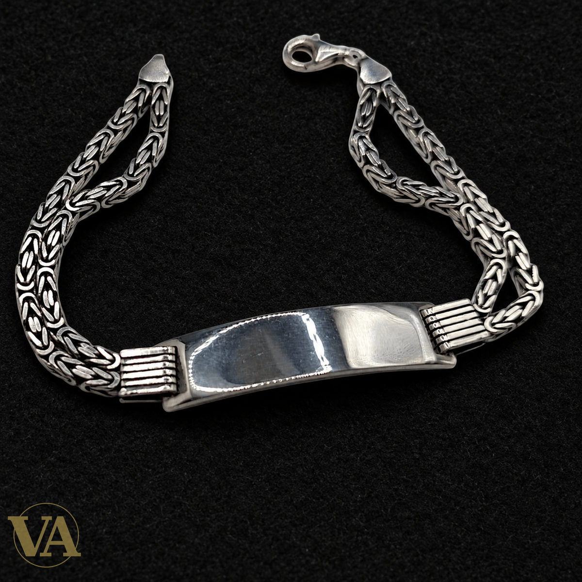 Bracelet Identité Homme Argent 925 – Maille Royale - Argent 925 - Vindicta
