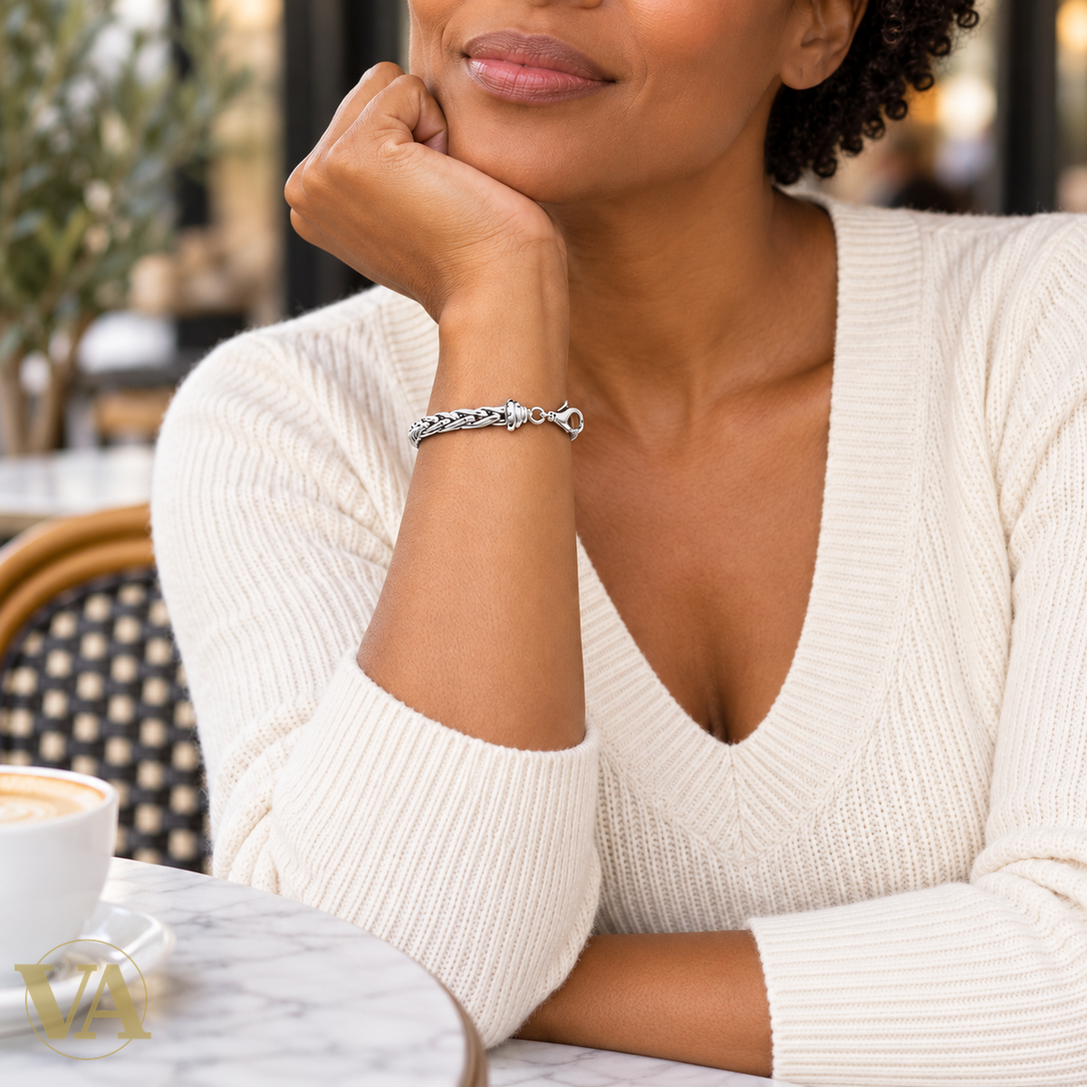 Maille Tressée — photo lifestyle