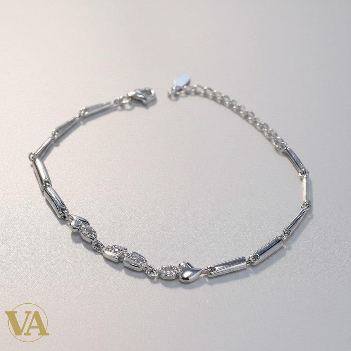 Bracelet Femme Argent 925 – Maillons et Motifs Sertis