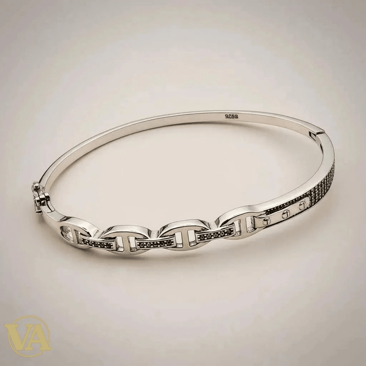 Bracelet Femme Jonc Chaîne – Argent 925 - Argent 925 - Vindicta