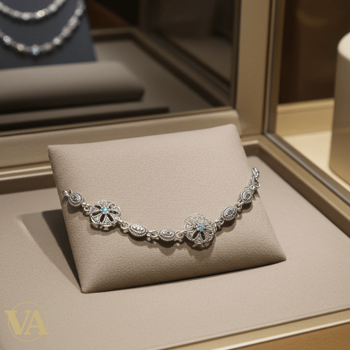 Bracelet Femme Argent 925 Marcassite – 17cm + 5cm, 7g - Argent 925 - Vindicta