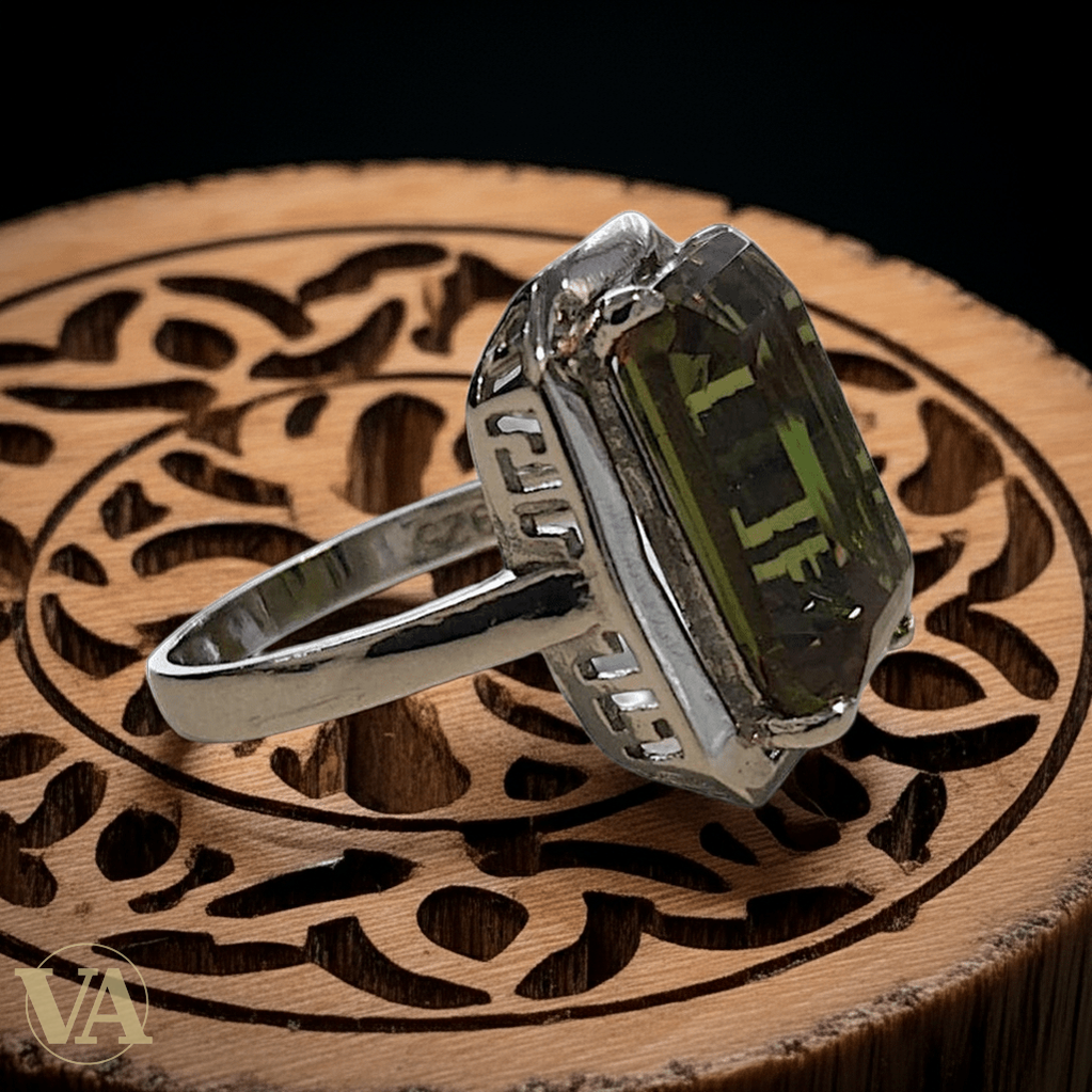Bague femme argent 925 – Sultanite taille émeraude - Argent 925 - Vindicta