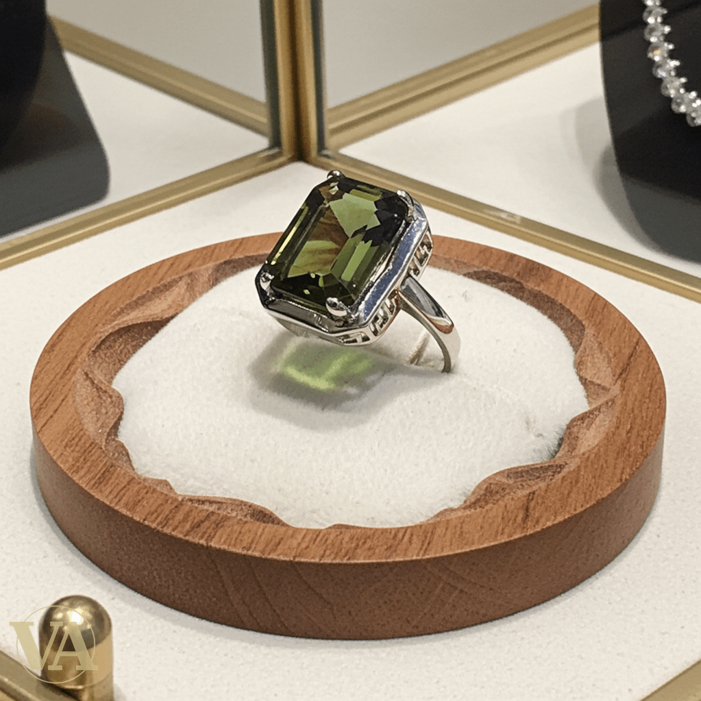 Bague femme argent 925 – Sultanite taille émeraude - Argent 925 - Vindicta