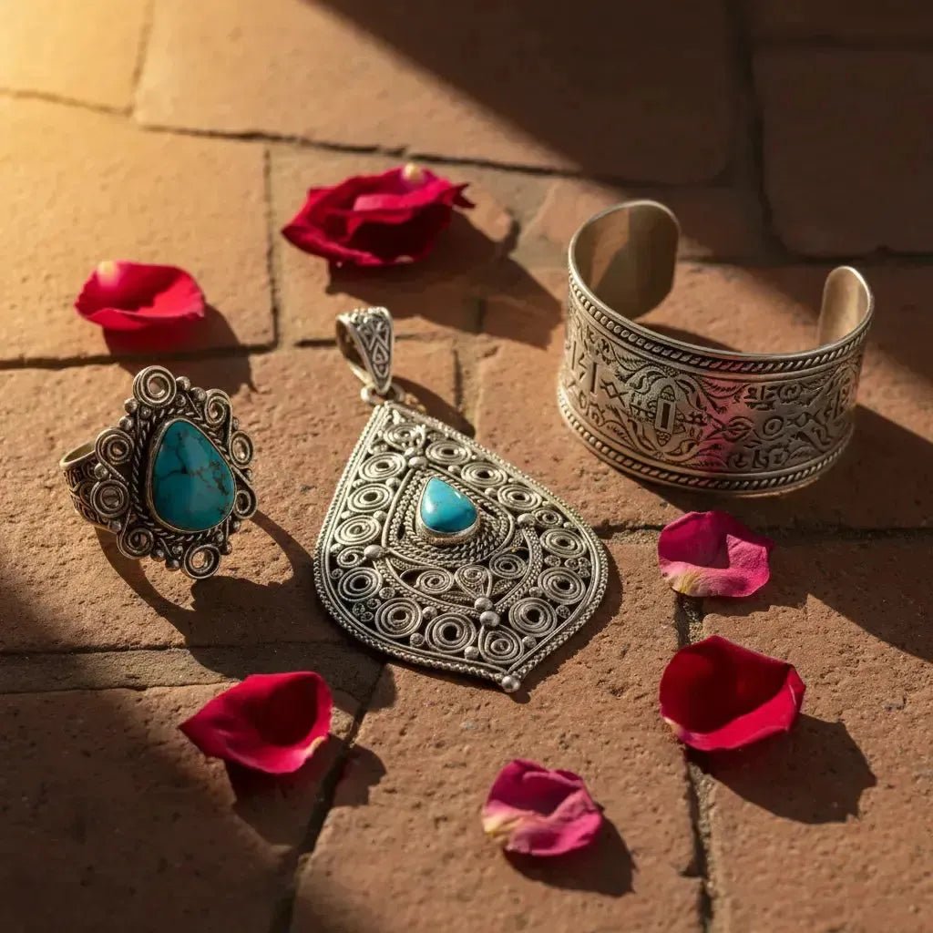 Bijoux Marocains Traditionnels en Argent 925 : Art, Histoire et Identité-Vindicta : Bijoux Argent 925 Massif, Luxe et Héritage