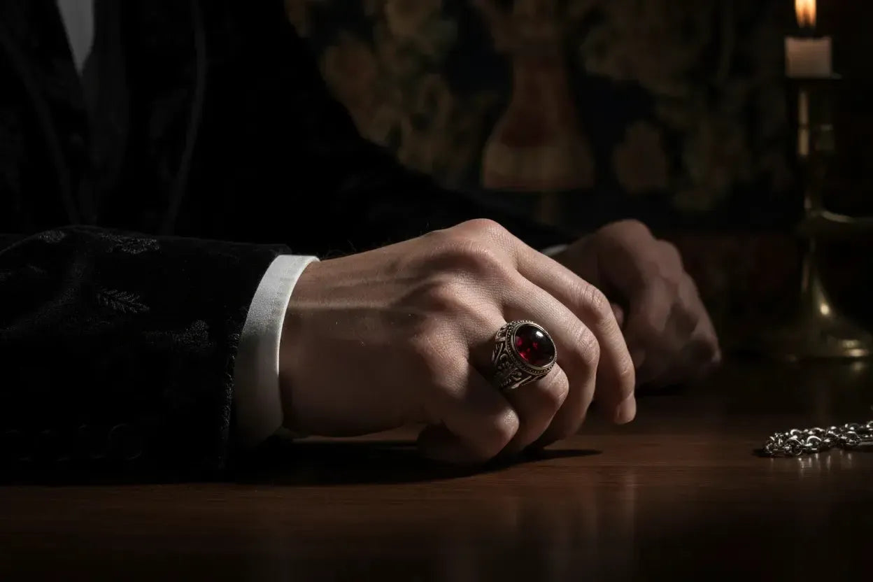 Style Aristocrate Russe : Les Bijoux Homme Argent 925 de l'Élégance Impériale-Vindicta : Bijoux Argent 925 Massif, Luxe et Héritage