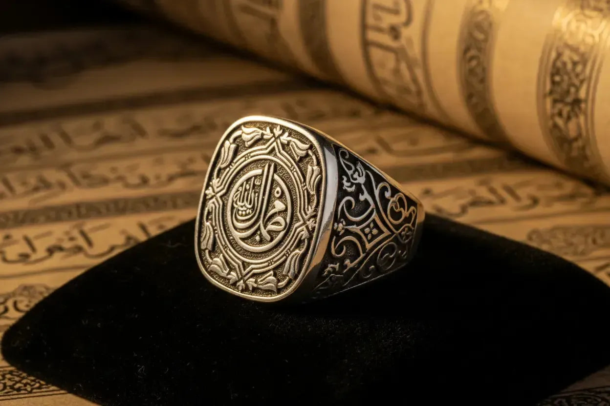 Calligraphie et Gravures Orientales : Art Sacré sur Argent 925-Vindicta : Bijoux Argent 925 Massif, Luxe et Héritage