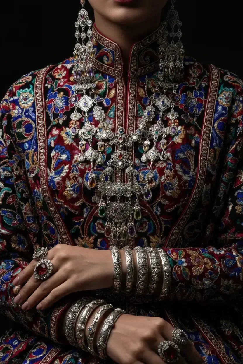 Bijoux de Mariée Orientaux en Argent 925 : Traditions et Symboles-Vindicta : Bijoux Argent 925 Massif, Luxe et Héritage