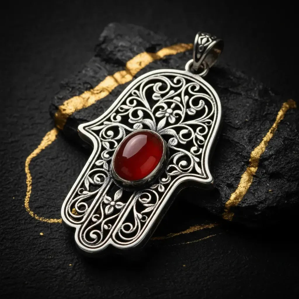 La Khamsa en Argent 925 : Main de Fatima, Symbole de Protection-Vindicta : Bijoux Argent 925 Massif, Luxe et Héritage