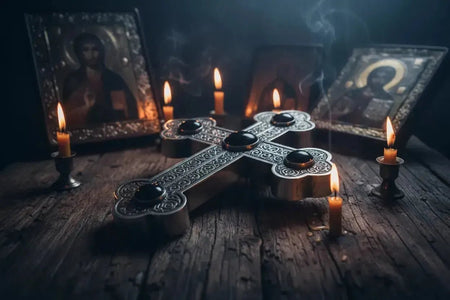 Bijoux Orthodoxes en Argent 925 : Croix, Reliquaires et Symboles
