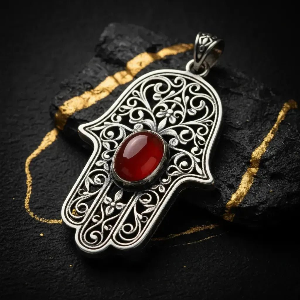 La Khamsa en Argent 925 : Main de Fatima, Symbole de Protection-Vindicta : Bijoux Argent 925 Massif, Luxe et Héritage