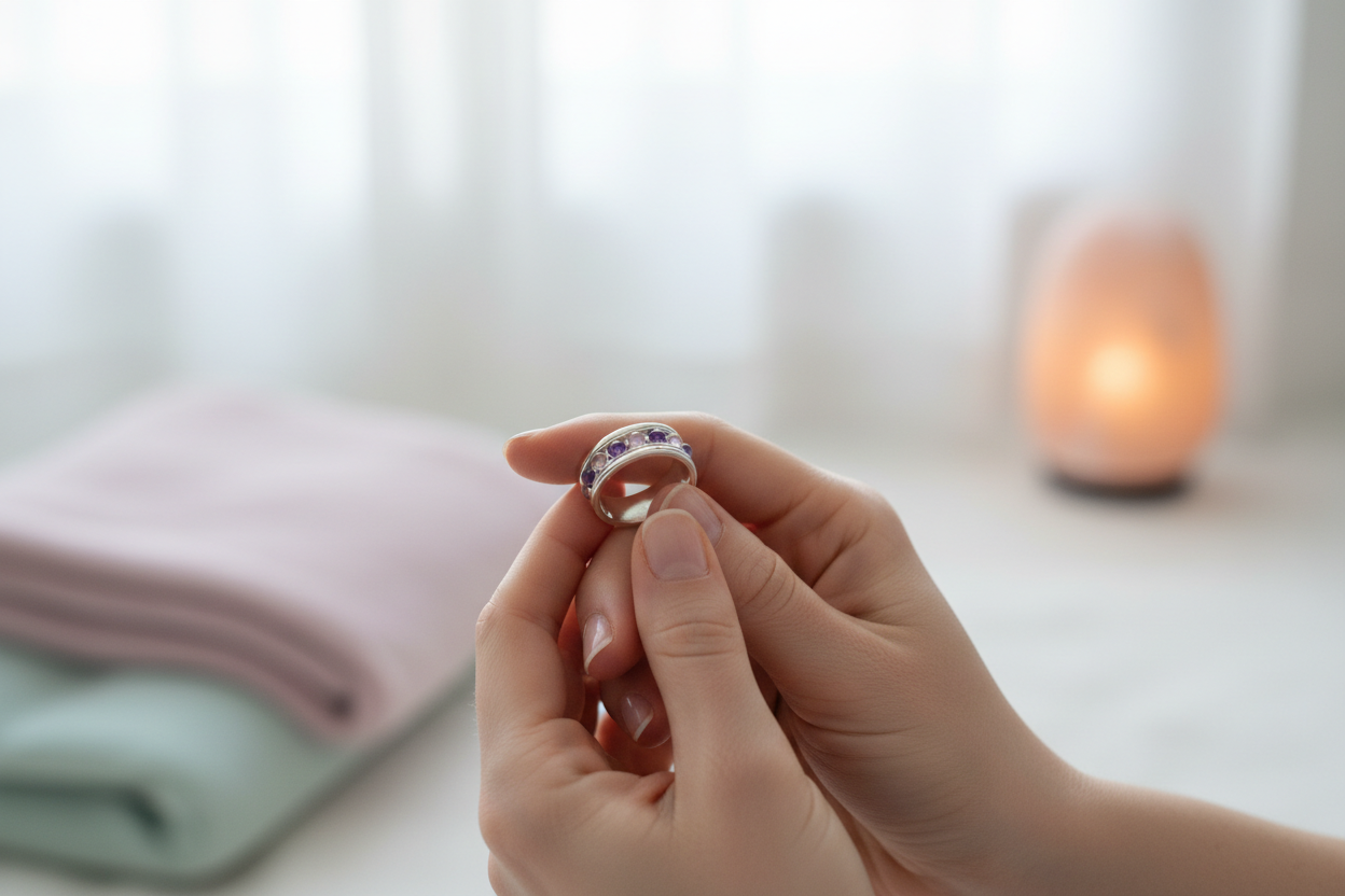 Argent et Stress : Bijoux Anti-Anxiété et Pierres Calmantes 2026