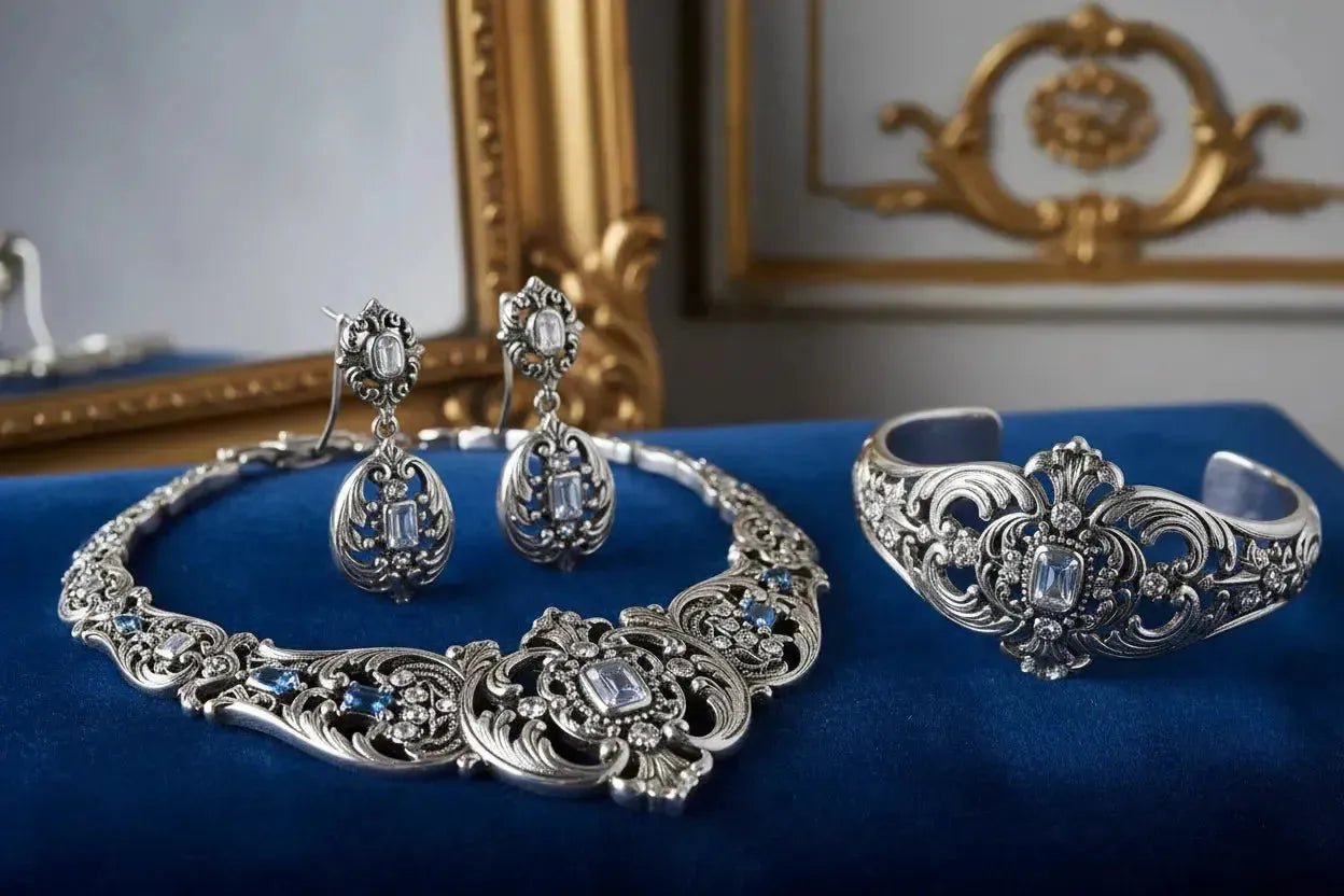 Bijoux Argent 925 Style Versailles : Luxe à la Française-Vindicta : Bijoux Argent 925 Massif, Luxe et Héritage