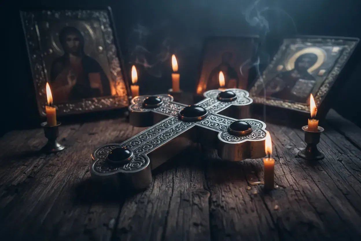 Bijoux Orthodoxes en Argent 925 : Croix, Reliquaires et Symboles-Vindicta : Bijoux Argent 925 Massif, Luxe et Héritage