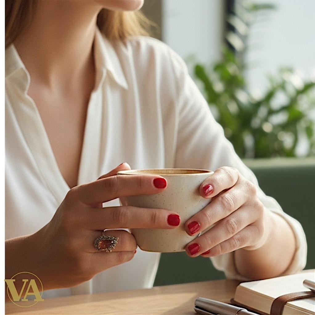 Bague Femme Argent 925 & Sultanite Goutte – Sertie de Marcassites