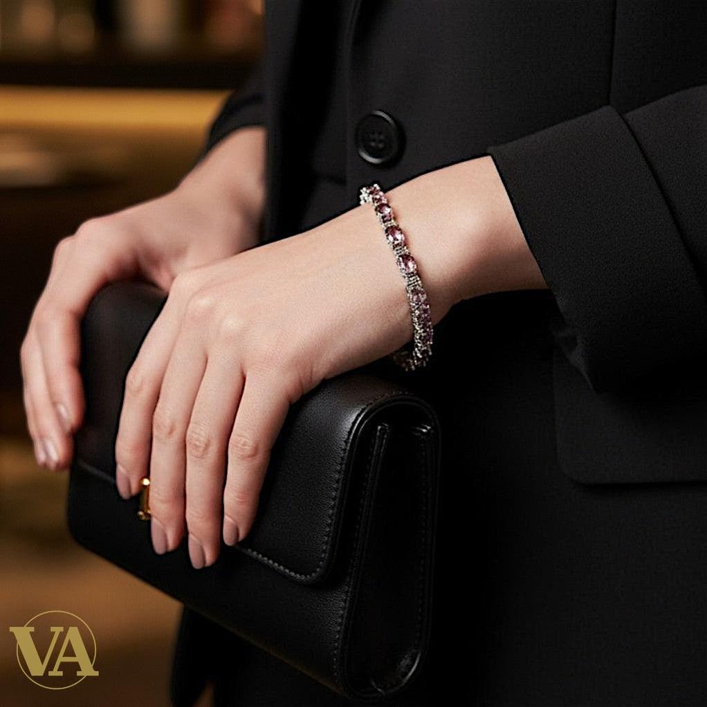 Bracelet argent 925 & sultanite – Pierre changeante