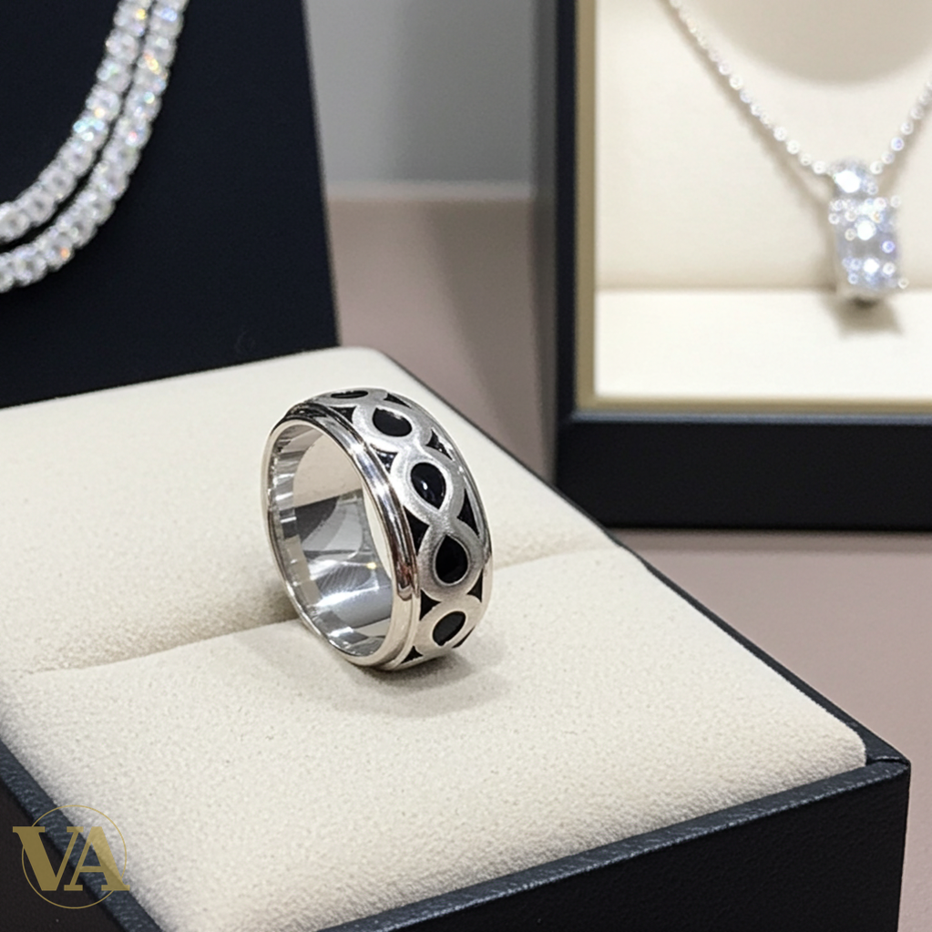 Anneau Homme Argent 925 – Motif ajouré flamme-Vindicta : Bijoux Argent 925 Massif, Luxe et Héritage