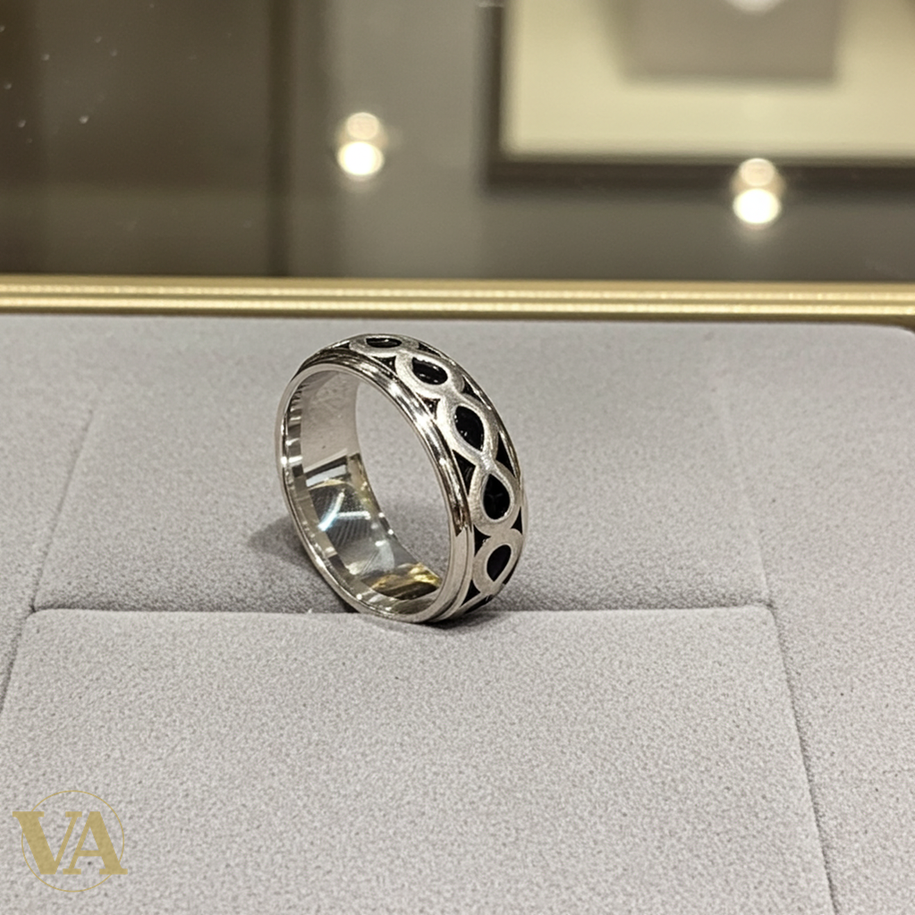 Anneau Homme Argent 925 – Motif ajouré flamme-Vindicta : Bijoux Argent 925 Massif, Luxe et Héritage