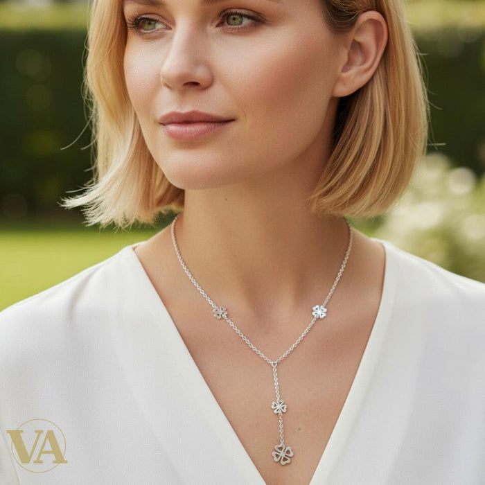 Collier Trèfles Argent 925 – Chance & Élégance