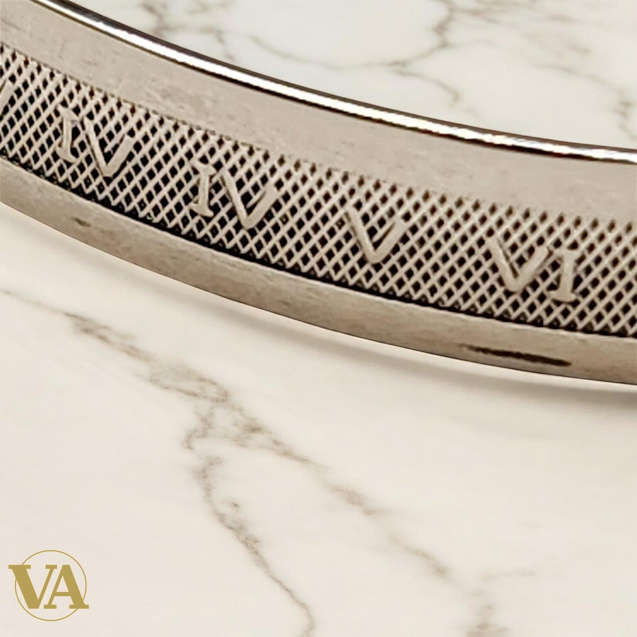 Bracelet Jonc Femme Argent 925 – Gravure Romaine | Bijoux Vindicta