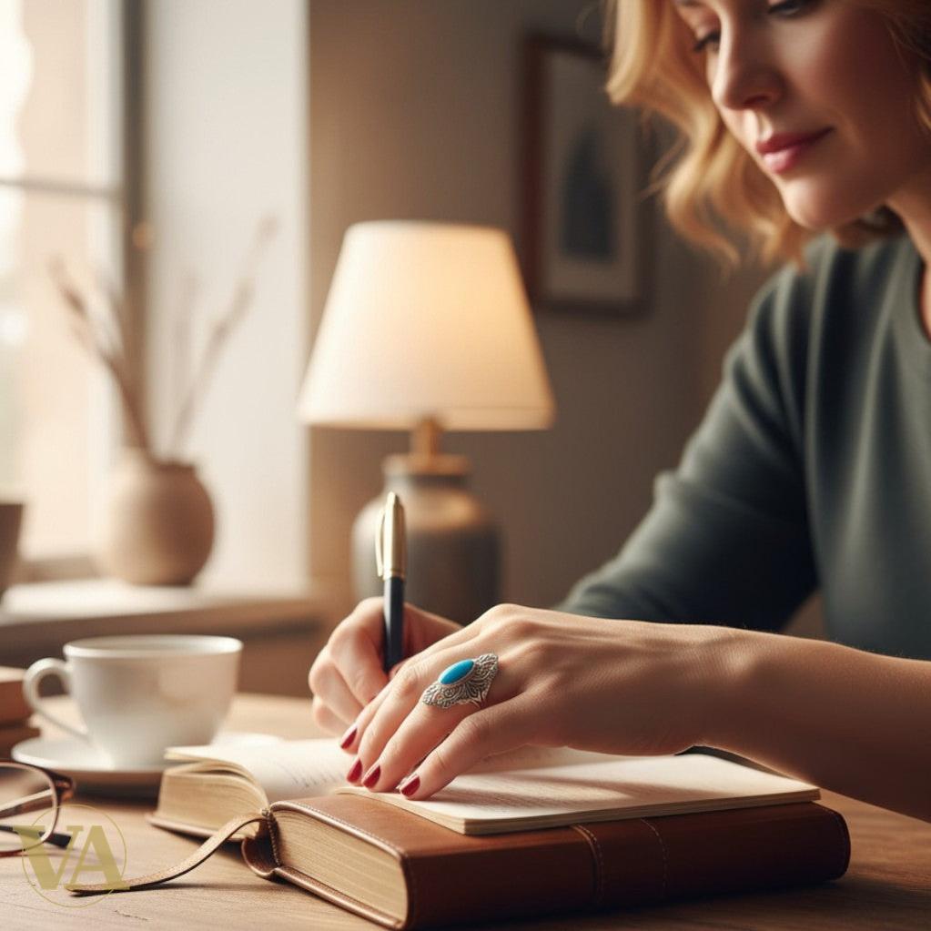 Bague Femme Argent 925 et Turquoise Ovale