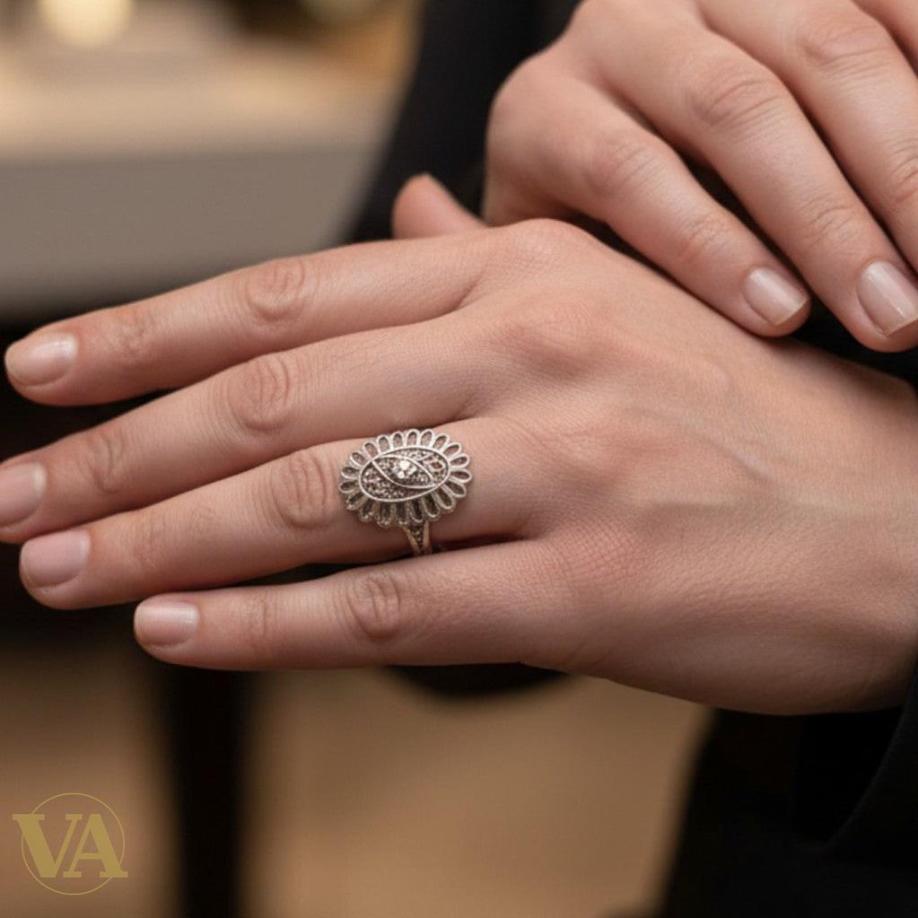 Bague Femme Argent 925 – Oxydes de Zirconium