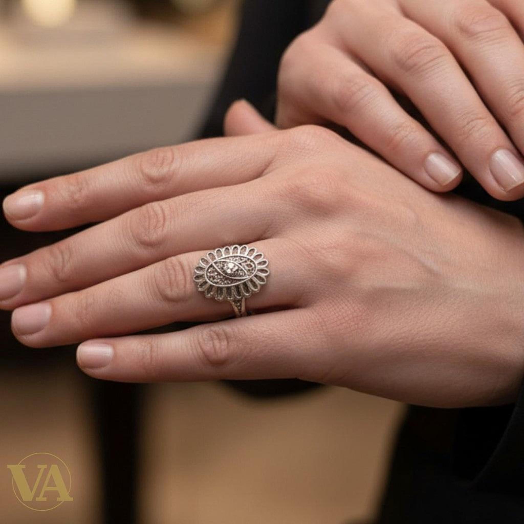 Bague Femme Argent 925 – Oxydes de Zirconium | Bijoux Vindicta