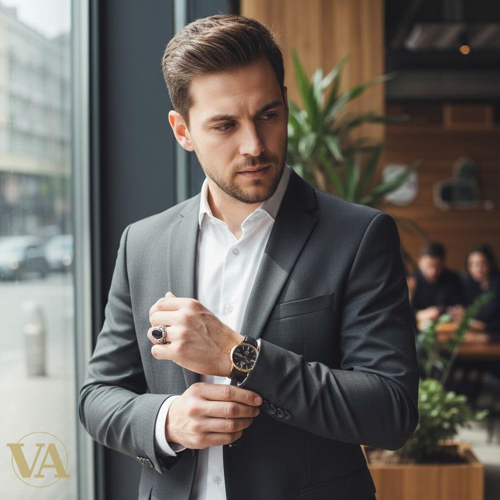 Bague Homme Onyx Noir – Argent 925 – Chevalière Ovale