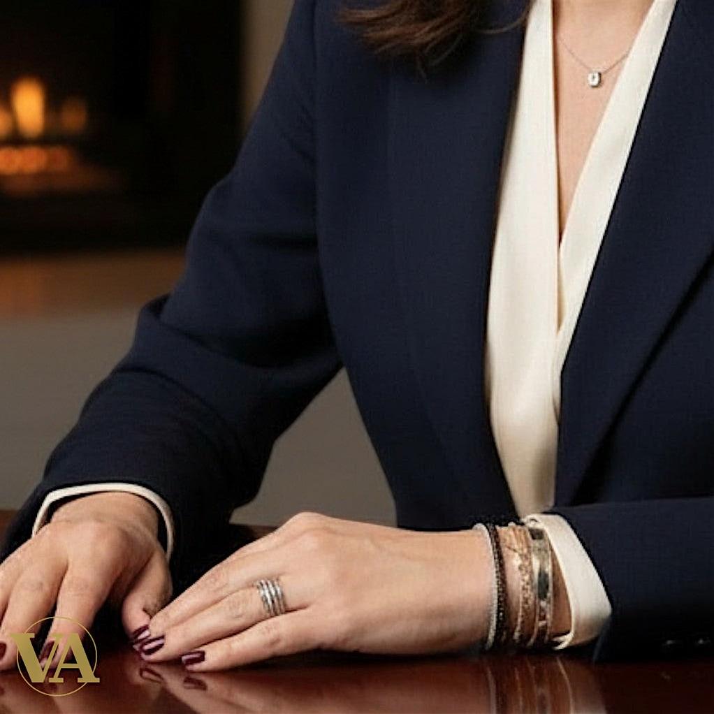 Bague Femme Argent 925 Multicolore – Design Croisé Arc-en-Ciel