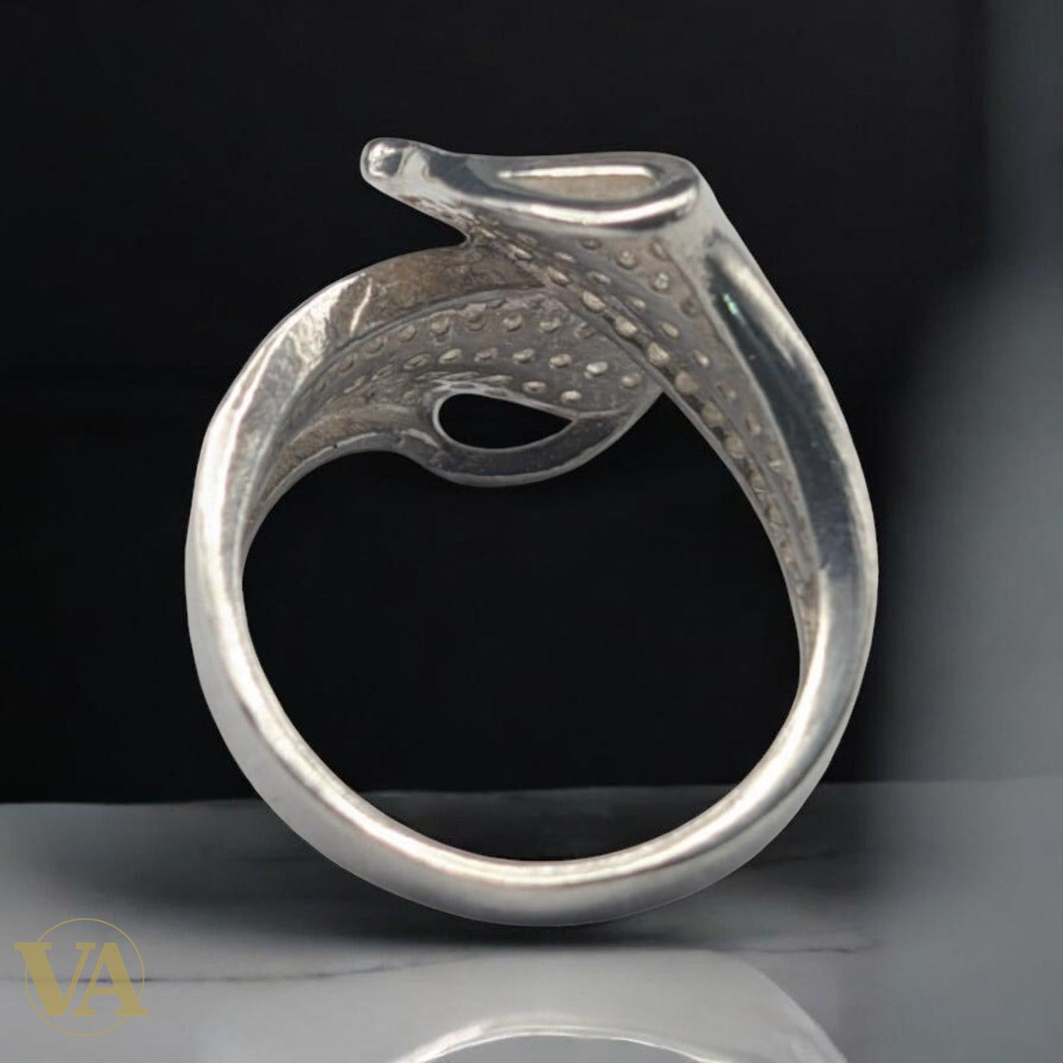 Bague Femme Florale en Argent 925 – Oxydes de Zirconium