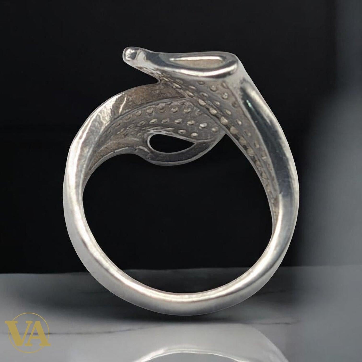 Bague Femme Florale en Argent 925 – Oxydes de Zirconium | Bijoux Vindicta