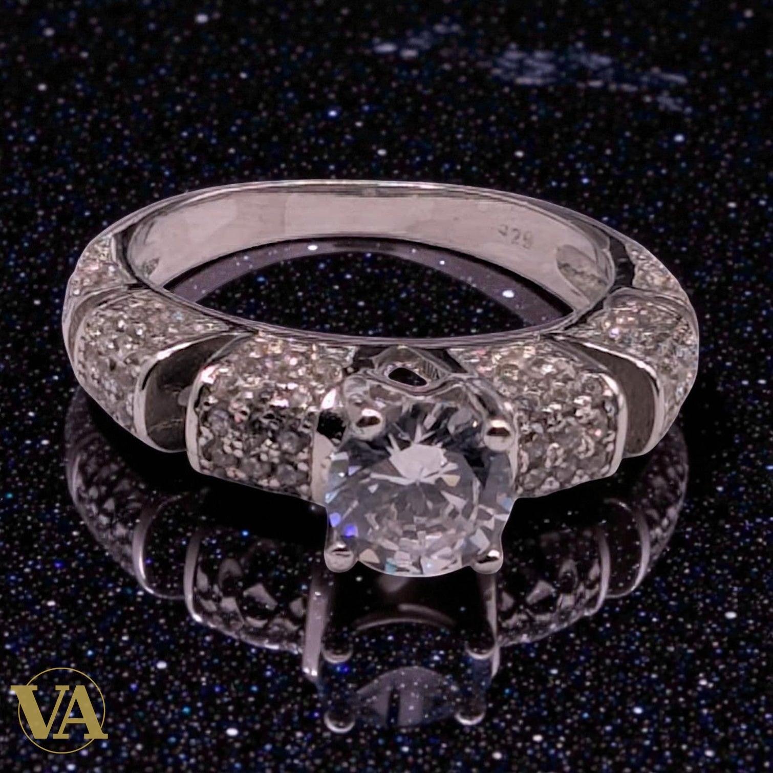 Bague femme en Argent 925 Massif Femme - Élégance Raffinée