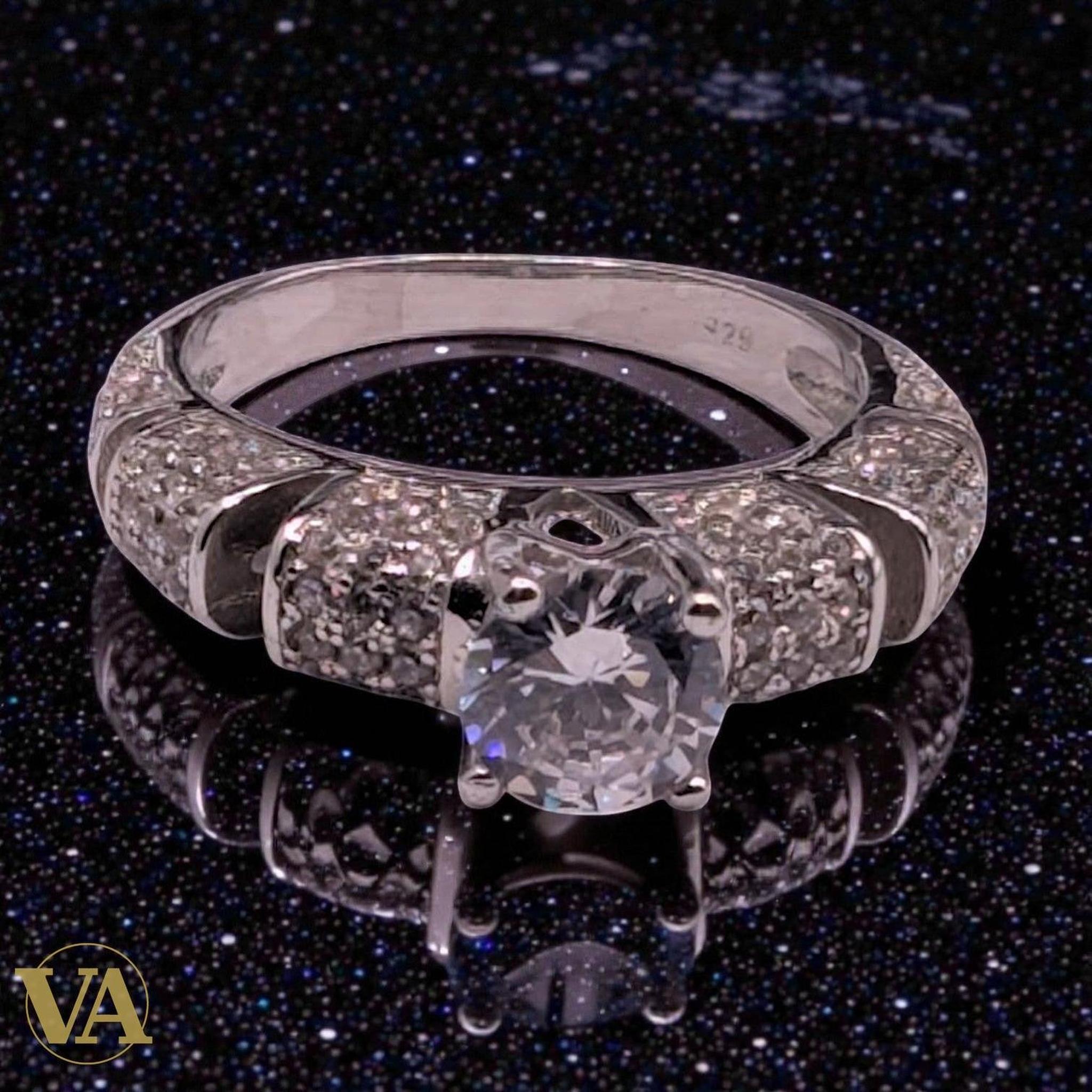 Bague femme en Argent 925 Massif Femme - Élégance Raffinée | Bijoux Vindicta