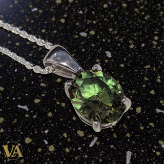 Collier Femme Sultanite Argent 925 - Pendentif Pierre Caméléon Changeante