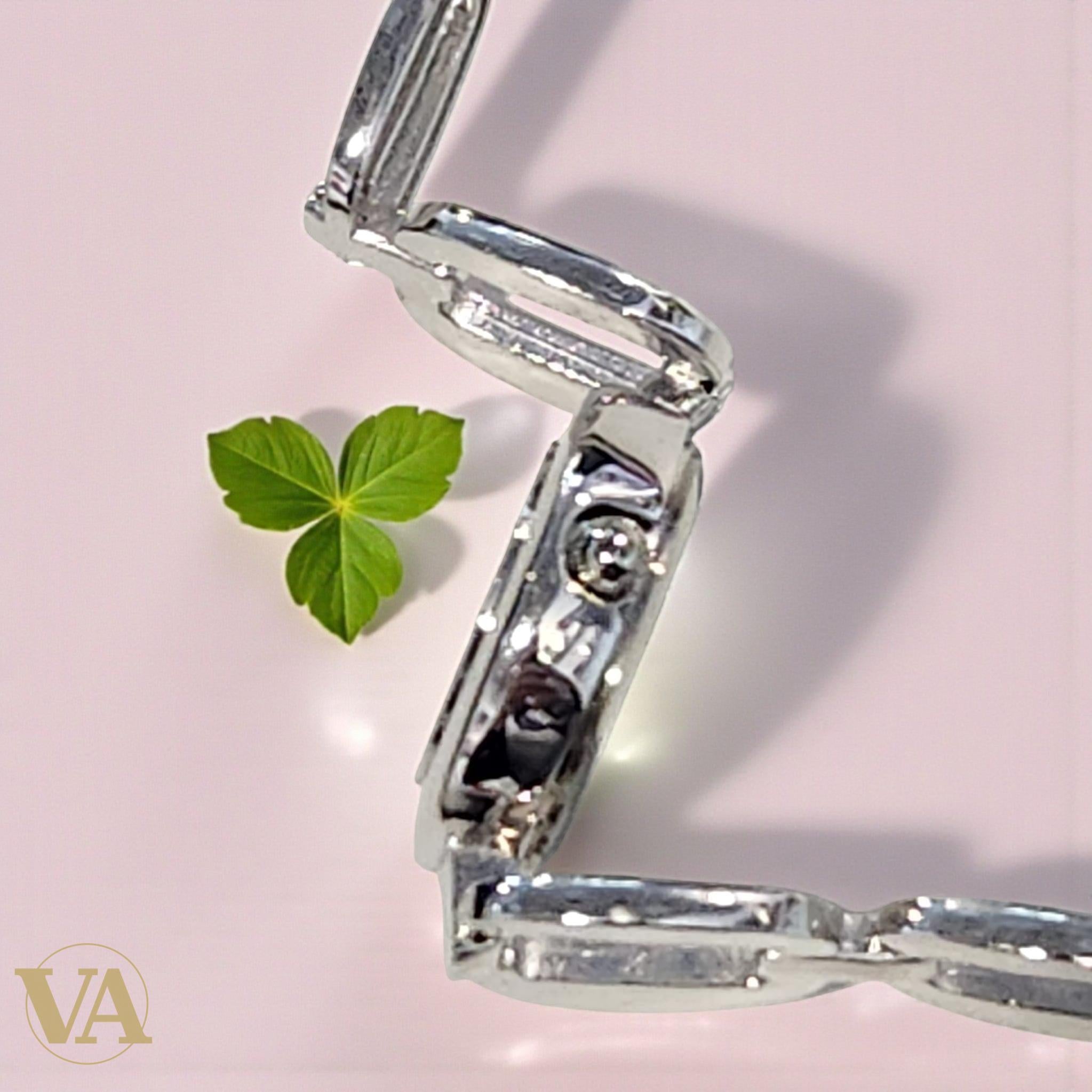 Montre Femme Argent 925 – Cadran Rond & Maillons Sculptés