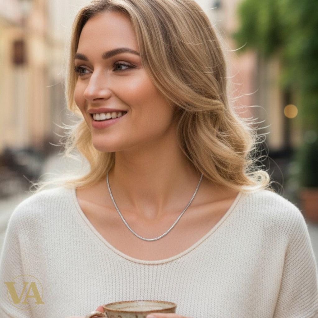 Collier Maille Serpent Argent 925 – Finesse & Lumière