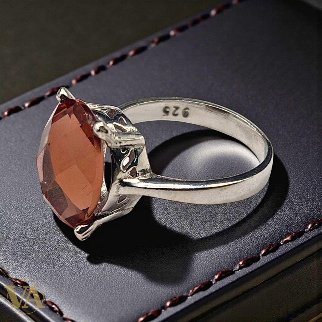 Bague femme en argent 925 avec pierre sultanite ovale – Élégance unique