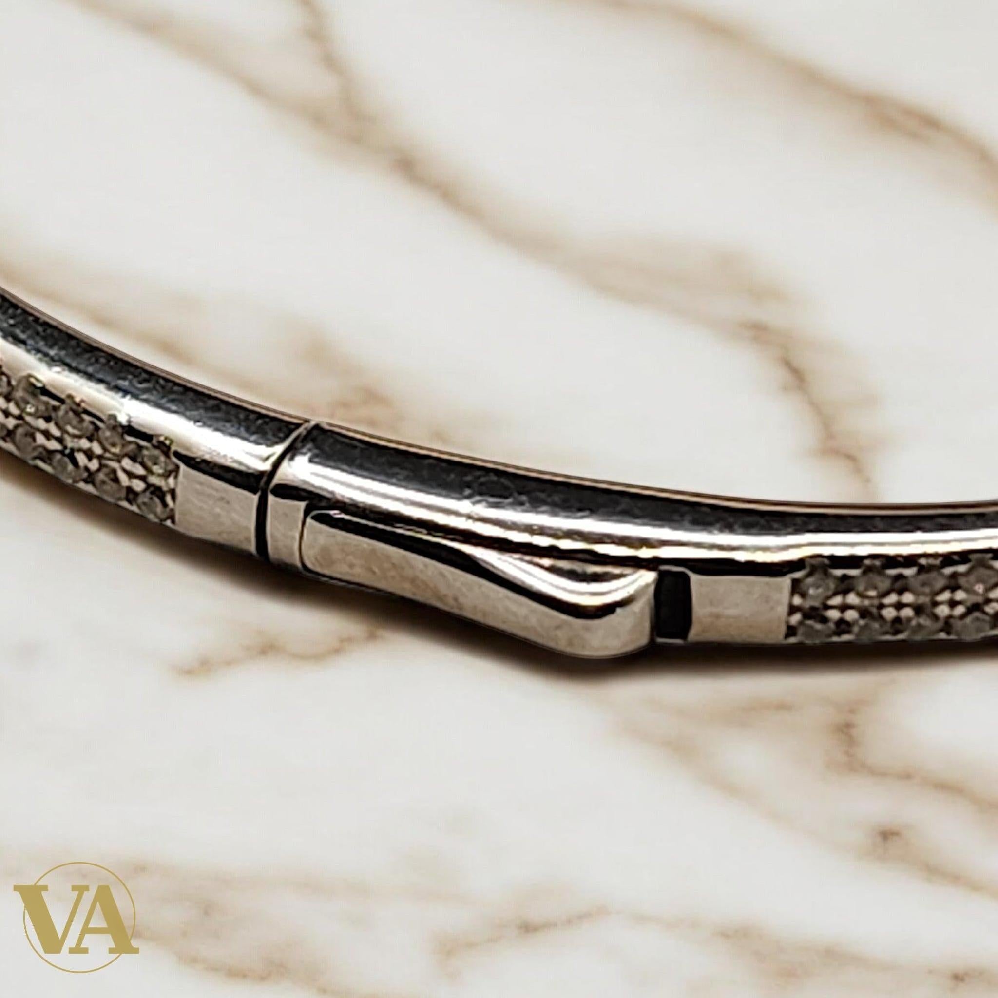 Bracelet Jonc Femme Argent 925 – Élégance Minimaliste Gravée