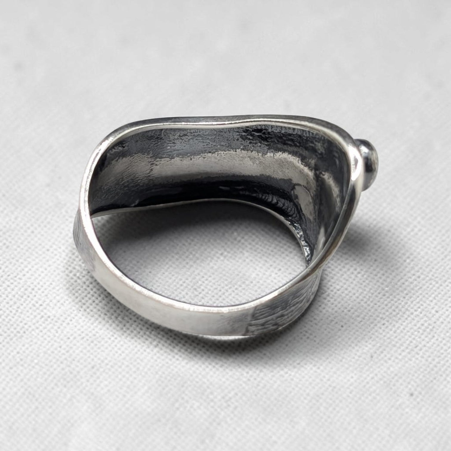 Bague Femme Argent 925 Aventurine Verte – Manchette Texturée-Vindicta : Bijoux Argent 925 Massif, Luxe et Héritage