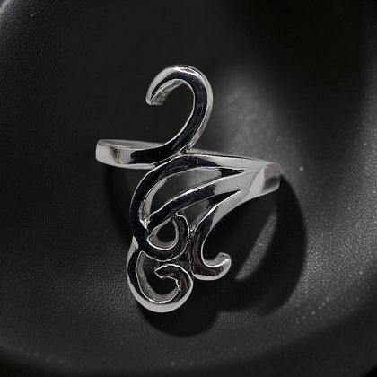 Bague femme argent 925 Clé de Sol ajourée