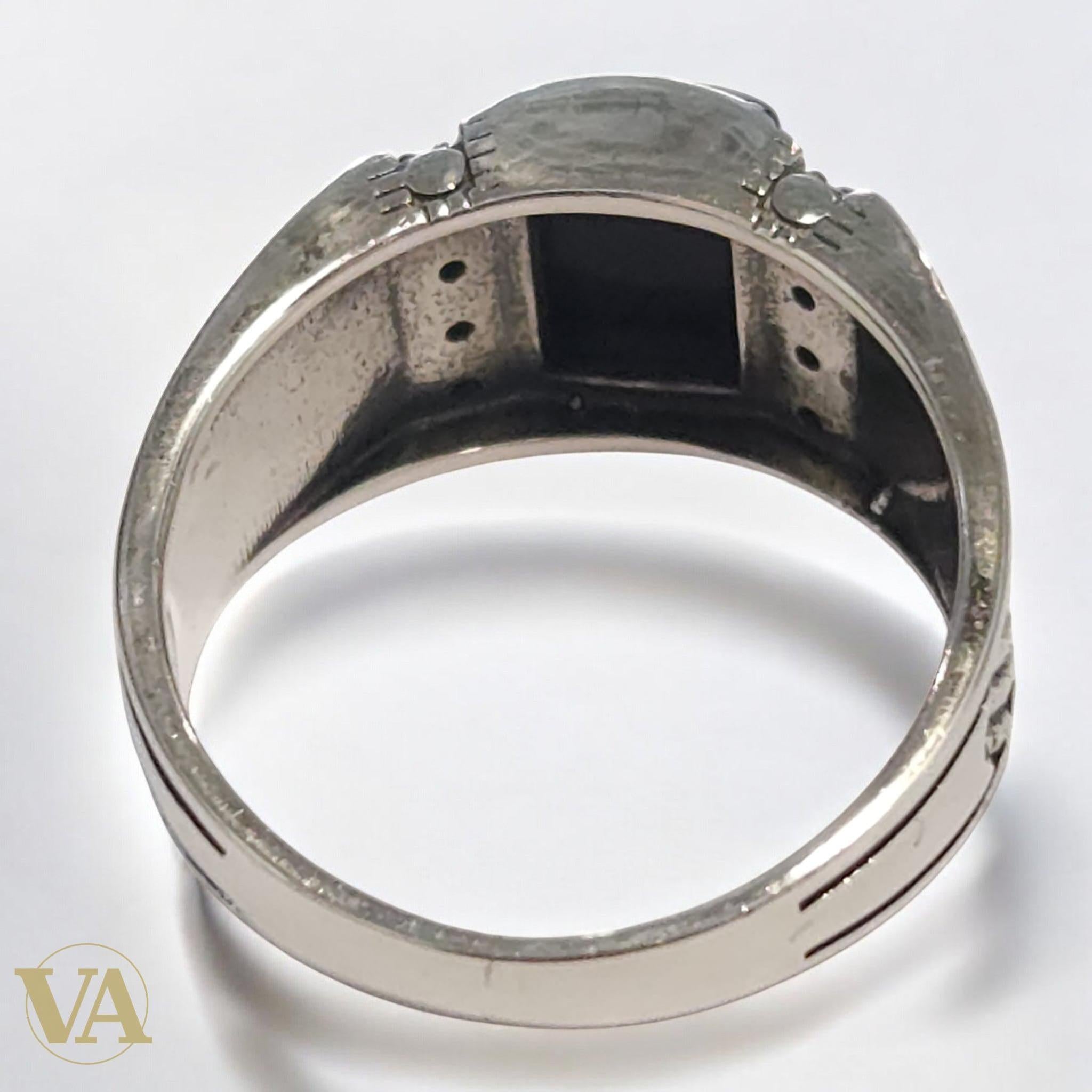 Bague Homme Argent 925 Onyx Noire – Élégance & Sobriété | Bijoux Vindicta