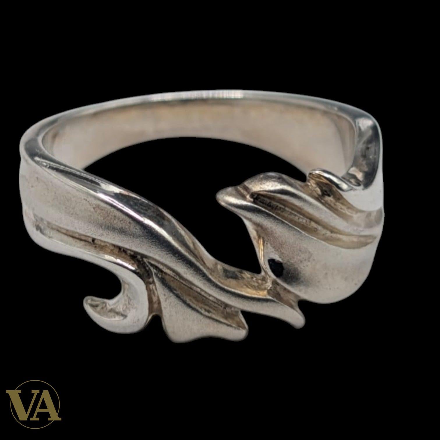 Bague femme Argent 925 Massif Design Calligraphique Ajouré