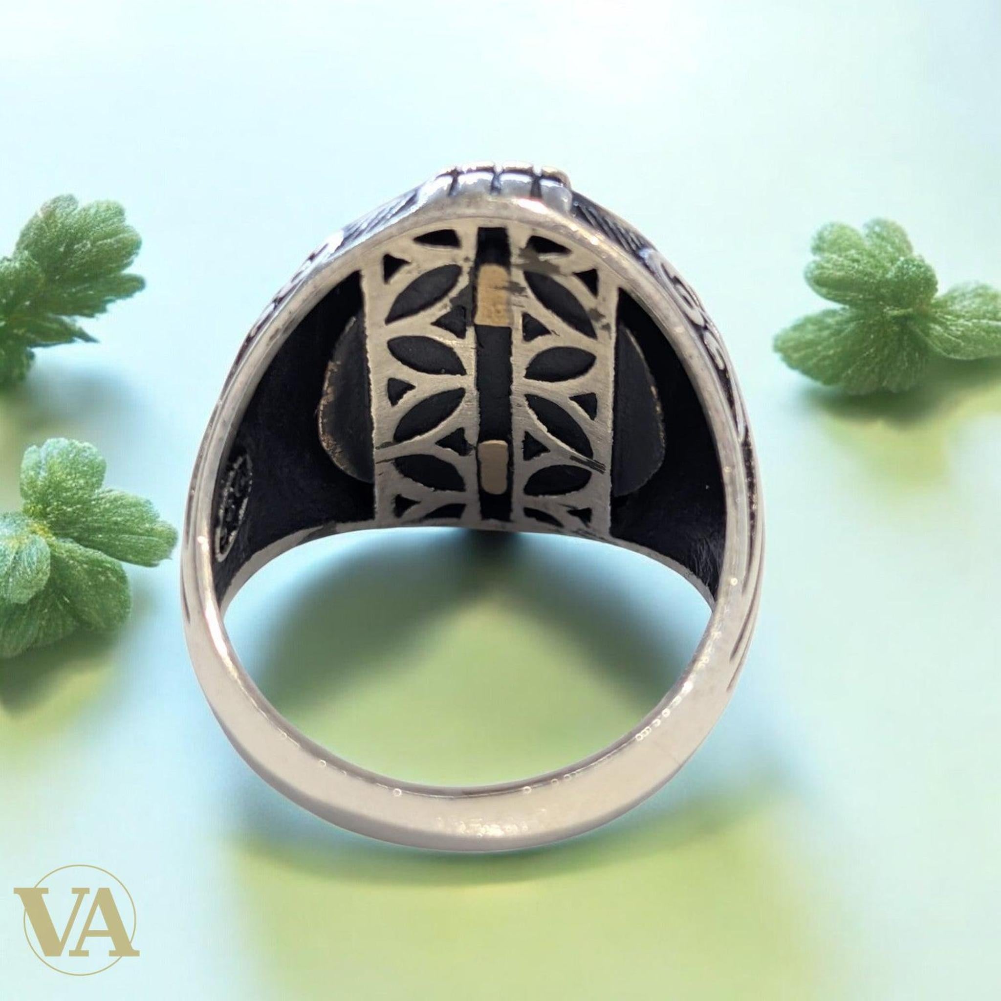 Bague Homme Cornaline – Argent 925 – Chevalière Ovale - Argent 925 - Vindicta