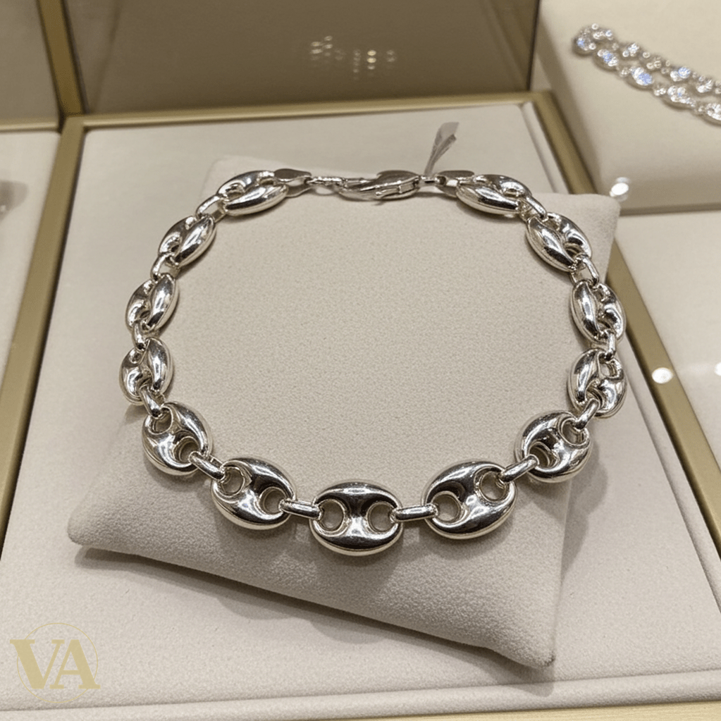 Bracelet Homme Argent 925 – Maille Large 14 mm - Argent 925 - Vindicta