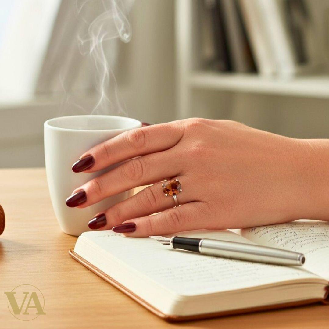 Bague femme argent 925 – Sultanite ovale facettée – Élégance changeante et intemporelle