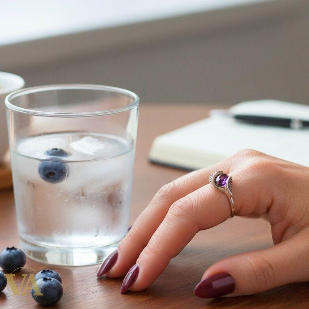 Bague femme argent 925 marcassites – Sultanite cabochon enveloppée